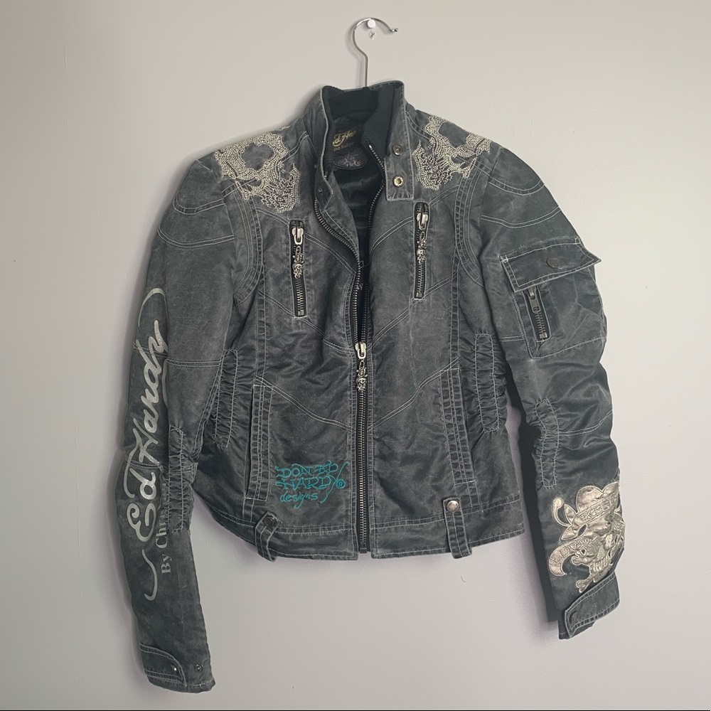 Ed Hardy Lion Bomber Jacket